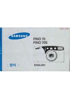 Samsung Fino 70 manual. Camera Instructions.